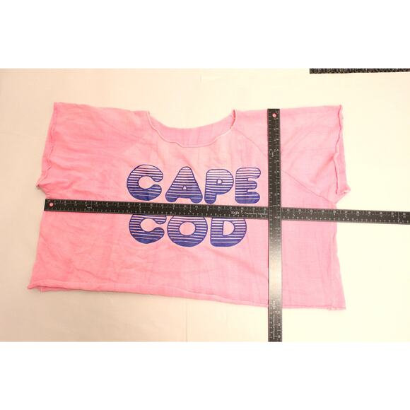 Vintage Cape Cod Massachusetts Crop Top T Shirt XL - Picture 4 of 6